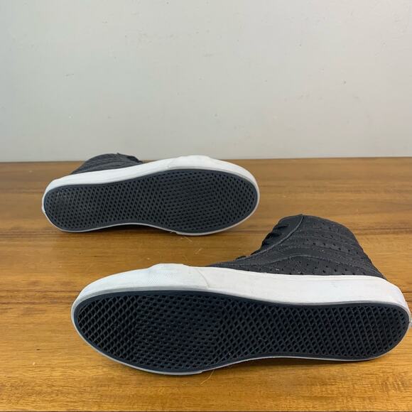 Vans Sk8-Hi Perforated Leather Womens Sneaker - Picture 8 of 9